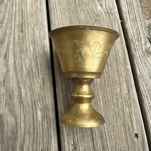 Vintage Brass Chalice